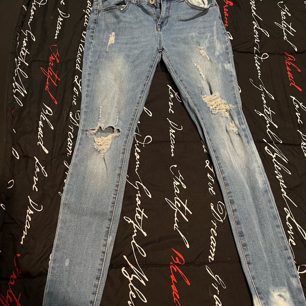 High rise jeans skinny jeans size 9